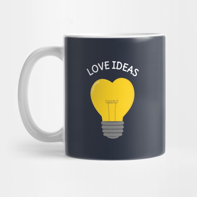 Love Lightbulb T-Shirt by happinessinatee